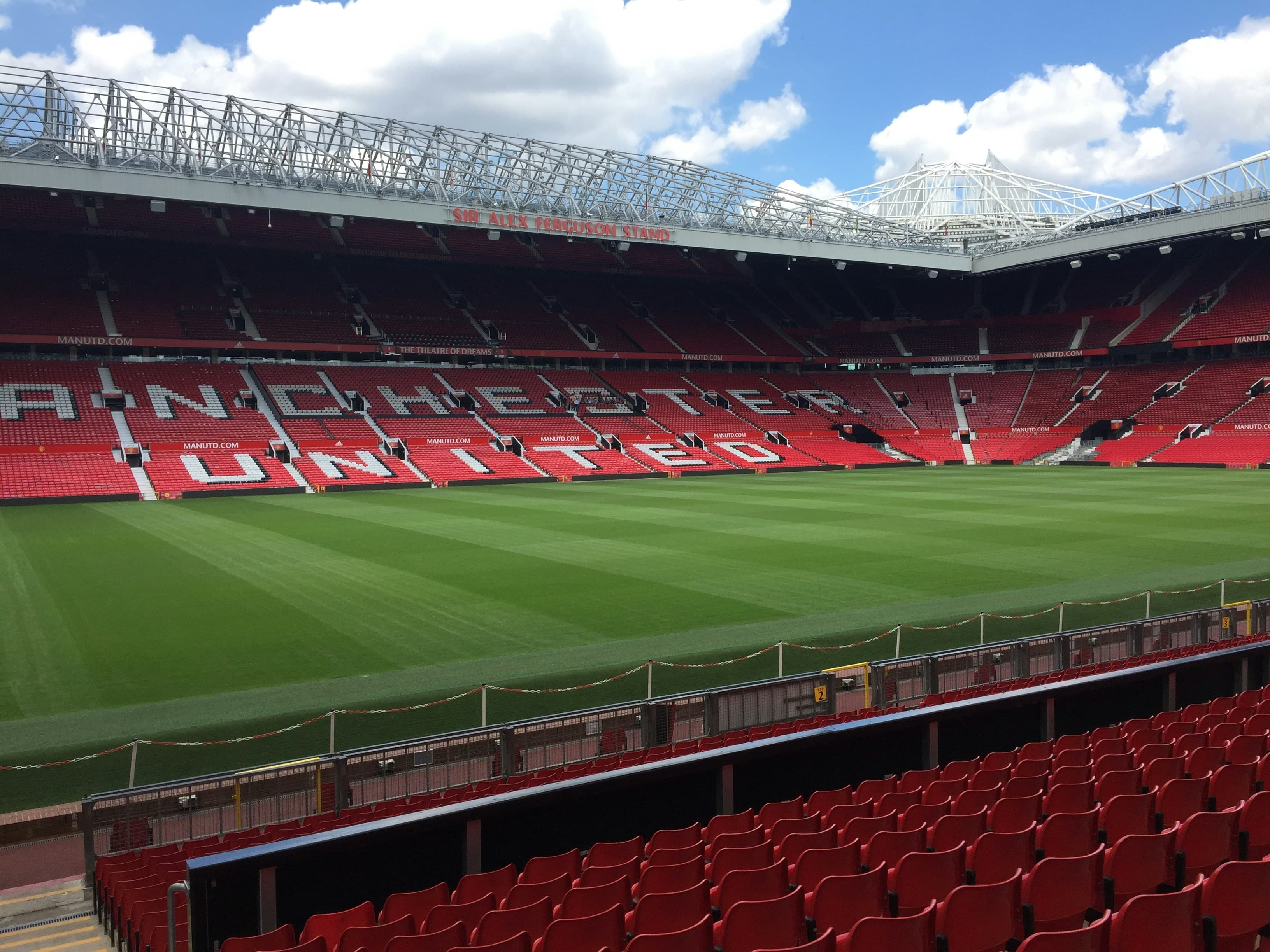 Old Trafford stadium view
